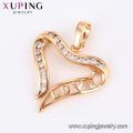 33296 Xuping new design gold pendant trendy triangle shape pendant jewelry for women